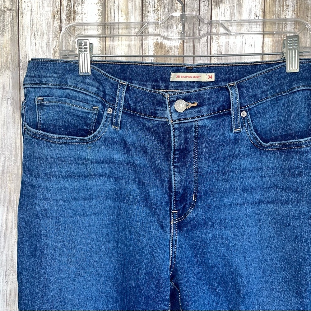 Levi’s 311 Shaping Skinny Medium Wash High Rise Skinny Jeans Women’s 34 - Picture 5 of 6